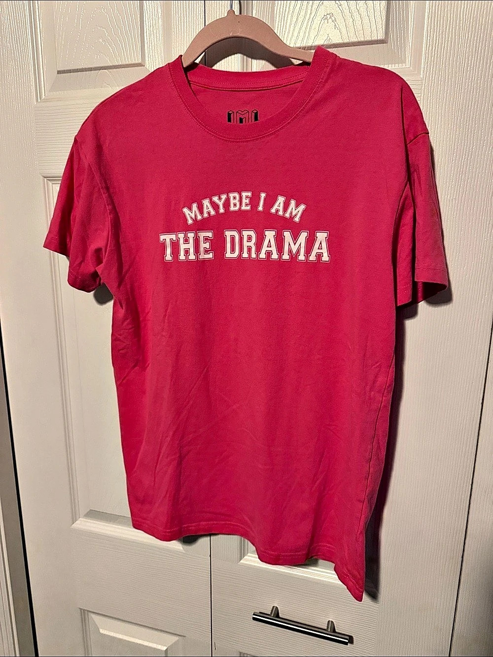 Isaac Morris Maybe I Am The Drama Graphic Short Sleeve Tee Size Medium